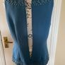 Principles Teal Beaded Sleeveless Top - Size 12 Image 3