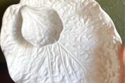 Vintage ceramic cabbage leaf platter