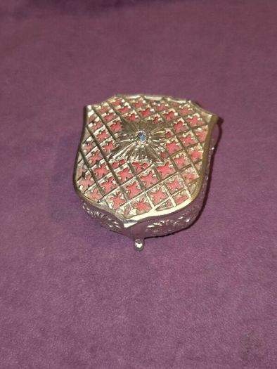 Vintage Japanese Silver Jewellery Box