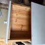 Painted pine bedside locker Image 4