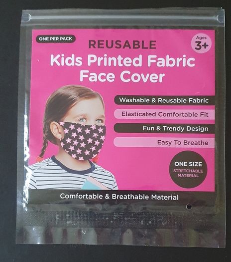 BNIP - A Reusable Childs Fabric Mask - #