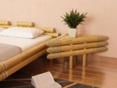 Bedside Tables 2 pcs 60x60x40 cm Bamboo Natural