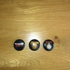Saxon button badge