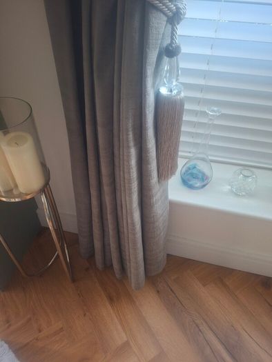 Pair of Custom made franch pleat curtains curtains