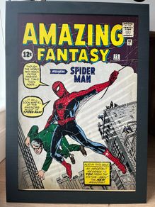 Displate Spider-Man Amazing Fantasy Large Metal Poster