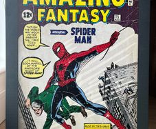 Displate Spider-Man Amazing Fantasy Large Metal Poster