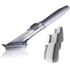 LP Grips Soap Dispensing,Dish,Pot Brush,2 in 1 Sponge and Bristles Brush