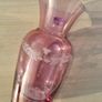 Vintage CLOVER LEAF GLASS vase from Slovakia Image 4