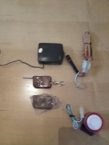 Motorcycle alarm