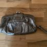 Silver metallic Mischa Barton Clutch Bag Image 4