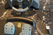 Mad catz racing wheel and pedals for Xbox 360
