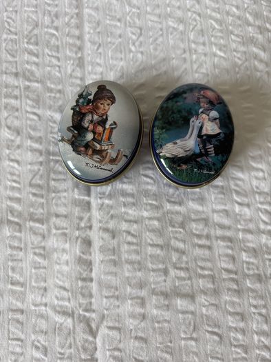M J Hummel Pill Boxes (2) (including postage)