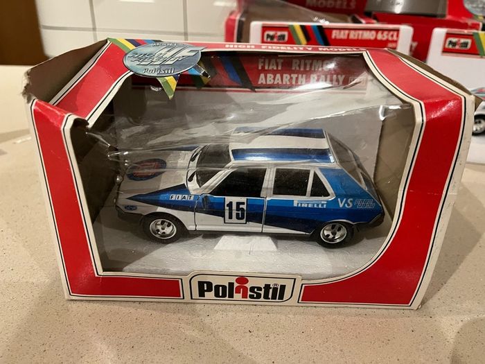Fiat Ritmo Strada Abarth Rally 1/25 Polistil