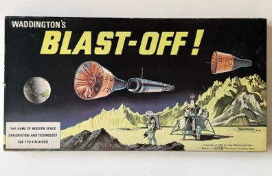 Vintage Waddingtons Blast-Off 1969 Complete