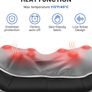 Neck and Shoulder Back Massager with Heat, Shiatsu Electric Massage Pillow Deep Tissue 3D Kneading for Relief on Muscles of Leg, Foot, Waist, Gifts for Women and Men Image 8