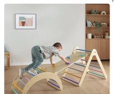 Play Factory Wooden Climbing Frame