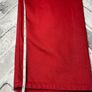 Tommy Hilfiger Ladies High Rise Straight Red Denim Jeans W34 L28 Image 5