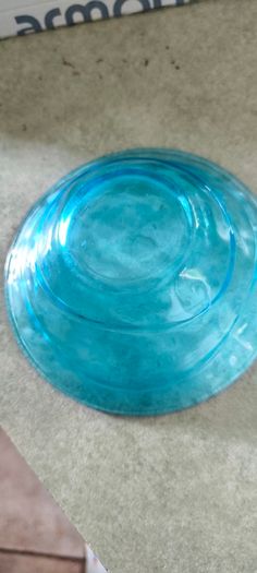 Hazel  Blue Small Glass Bowl as trinklet dish.