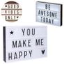 New Led Create Combination Light Box Night Table Lamp DIY Letters Symbols #1259 Image 5