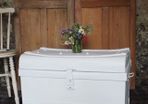 Antique Tin Trunk