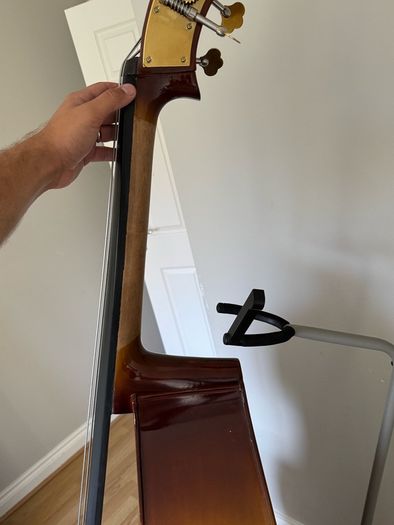 Double Bass 3/4 size with stand and carry case