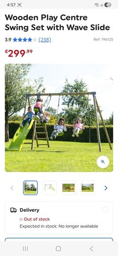 Swings and slide