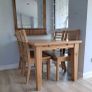 Solid Oak Extendable Dining Table Image 2