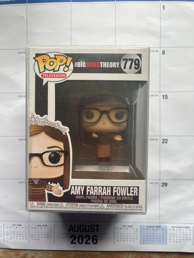 The Big Bang Theory Funko Pops - Sheldon, Leonard, Penny, Raj, Amy Stuart