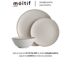 Classic 12 Piece Dinner Set - Cream