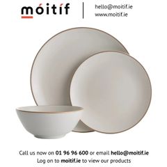 Classic 12 Piece Dinner Set - Cream