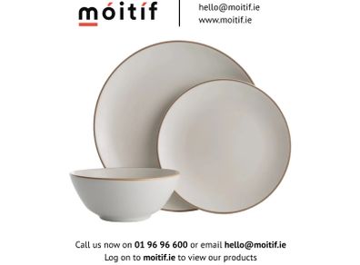 Classic 12 Piece Dinner Set - Cream