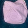 Lilac Beanie Hat with Pink Bow Image 3