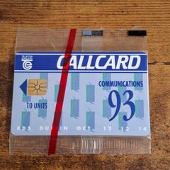 Ireland CallCard "Communications '93", mint in wrapper, 9/1993 - free standard postage