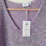 Vila pastel Lilac v neck top size 14 - New Image 3