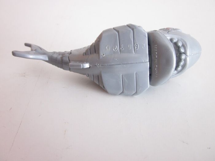 Fisher Price Mattel Shark 9cm Toy Figure Robo Silver Shark 2012