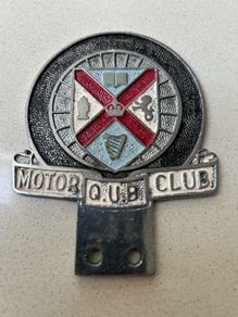 Queens Belfast Motor Club Car Badge