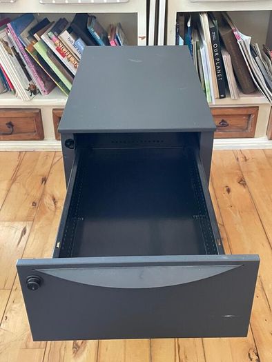 Under Desk Mobile Filing Cabinet Grey