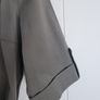 Khaki Midi Reiss Cotton Shirt Dress, Size 14 Image 9