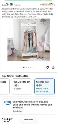 Costume Rail + Mirror