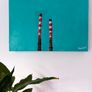 Poolbeg Chimneys Acrylic Art Painting on Deep Canvas Image 9