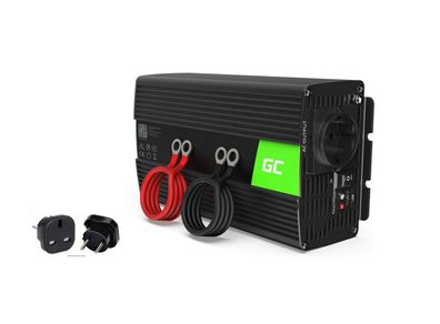 Green Cell Pro 500W 12V to 220V/230V Pure Sine Wave Power Inverter