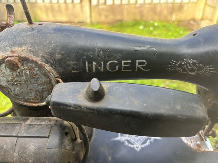 Vintage Singer sewing machine,