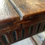 Early 20th Century Jacobean Revival Solid Oak Console Table. Image 5