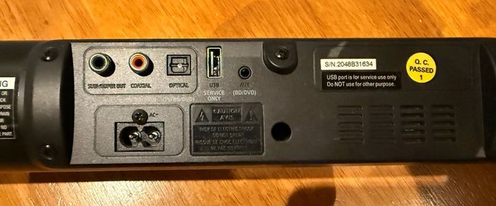 JVC Soundbar & Sub-Woofer