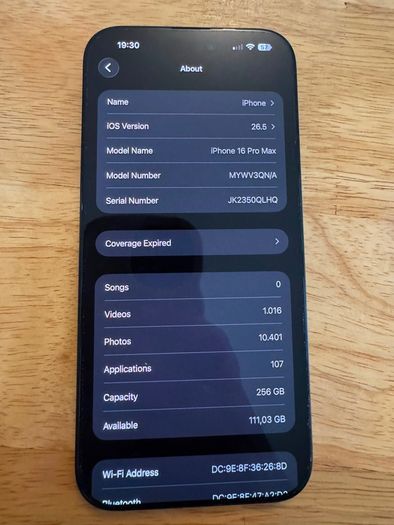 Iphone 16 Pro Max 256gb