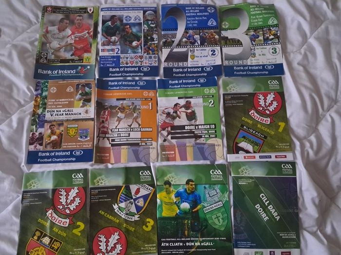 GAA Football Qualifier Programmes Bundle