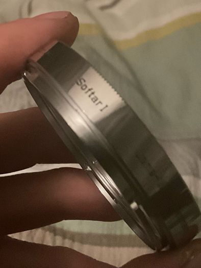 hasselblad karl zeiss softar 1 soft focus filter