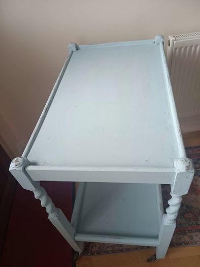 Vintage 2 tier Wooden Drinks Trolley