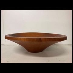 Very large wooden centrepiece bowl