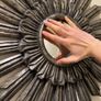 Decorative Sunburst Wall Mirror Vintage Style Image 4